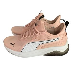 PUMA NWOB Womens Amplifier Soft Lace Up Sneakers Shoes Casual Pink Sz 8